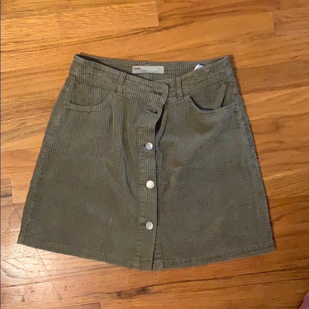 Zara Corduroy Skirt